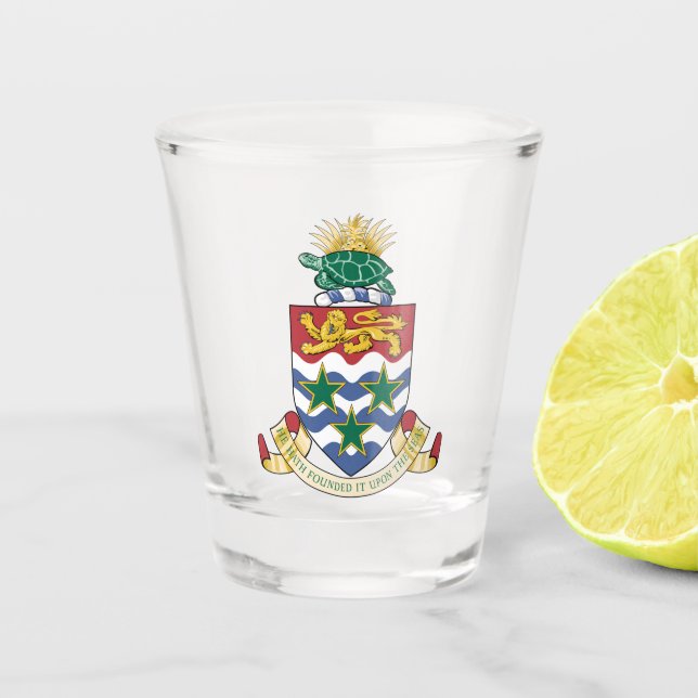 Kaimaninseln Schnapsglas (Vorderseite)