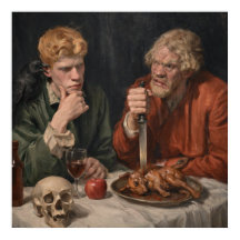 Kain-und-Abel-Renaissancestil-Surrealismus-Fine-Ar