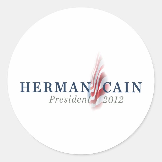 Kain-Zeichen Runder Aufkleber (Vorderseite)