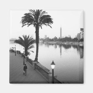 Kairo Ägypten, am Nil entlang Magnet