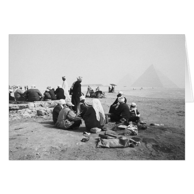 Kairo Ägypten, Camel Jockeys Giza Pyramids (NR) 2 (Vorderseite (Horizontal))
