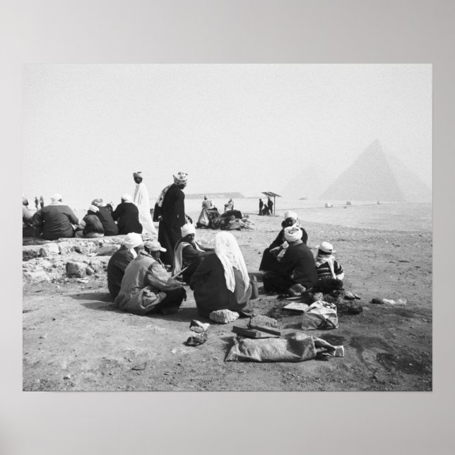 Kairo Ägypten, Camel Jockeys Giza Pyramids (NR) 2 Poster (Vorne)