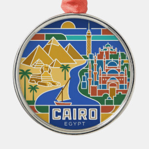 Kairo Ägypten Ornament Aus Metall