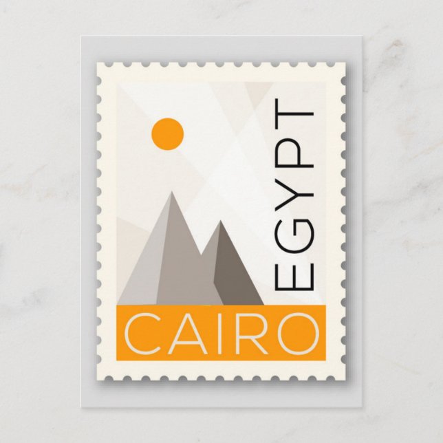 Kairo Ägypten Postkarte (Vorderseite)