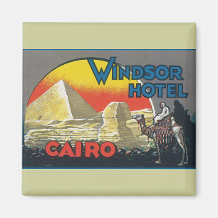 Kairo Ägypten Vintage Reise Magnet