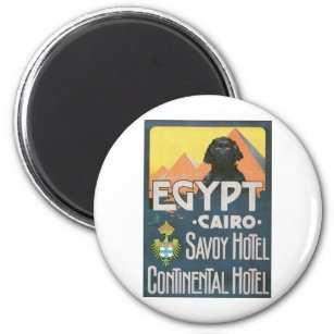 Kairo Ägypten - Vintage Reiseplakat Art Magnet