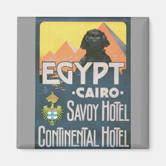 Kairo Ägypten - Vintage Reiseplakat Art Magnet