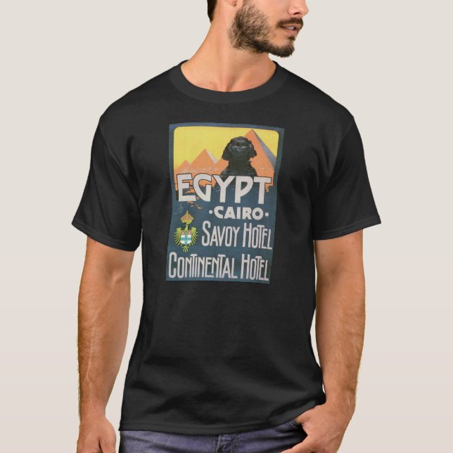 Kairo Ägypten - Vintage Reiseplakatkunst T-Shirt (Vorderseite)