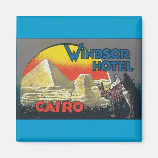 Kairo Ägypten Vintage Travel Magnet