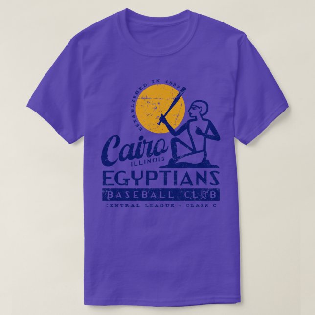 Kairo Ägyptische Baseball T-Shirt (Design vorne)