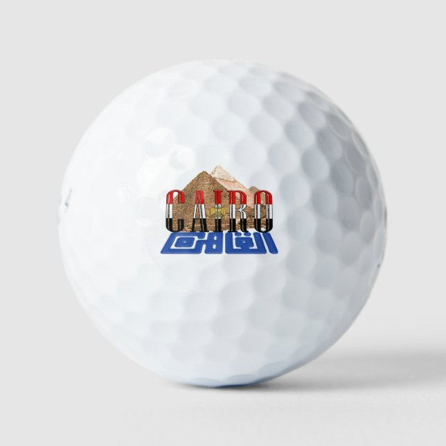 Kairo Ägyptische Pyramiden Golfball (Vorderseite)