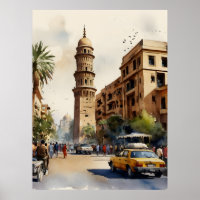 Kairo Aquarell