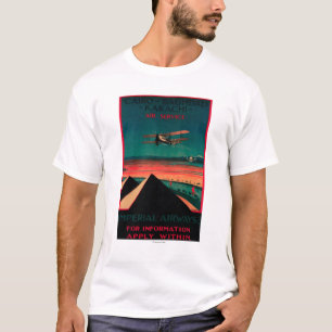 Kairo - Bagdad - Karachi Air Vintage Poster T-Shirt