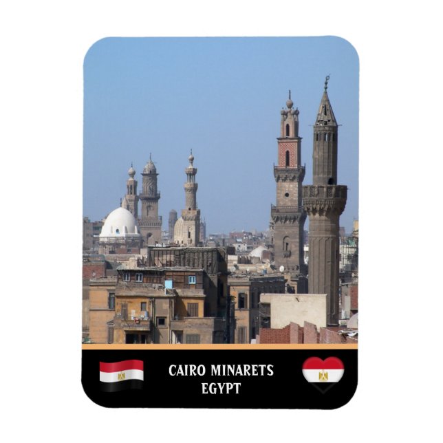 Kairo Minarets & Alte Stadt / Ägypten Magnet (Vertikal)