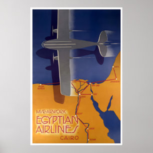 Kairo-Reiseposter Ägyptischer Druck Welt Reisender Poster