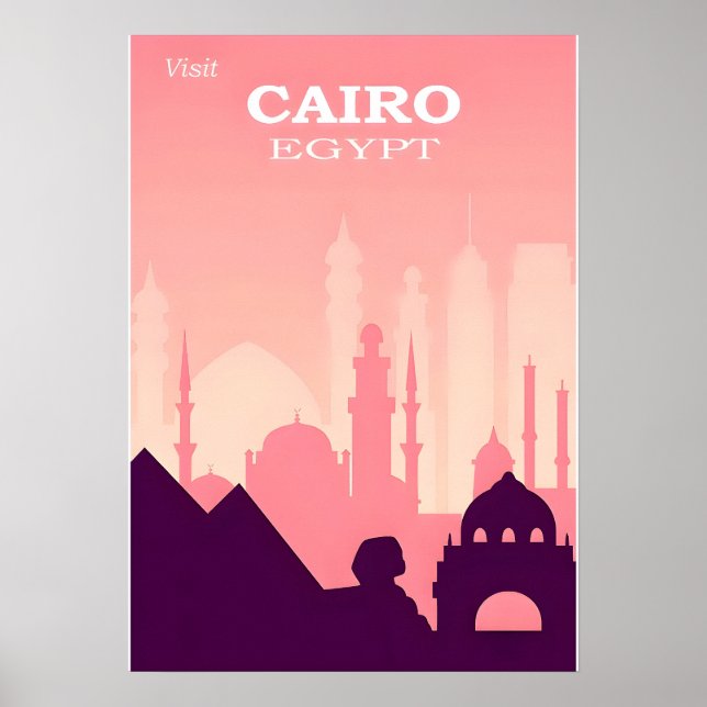 Kairo-Reiseposter Poster (Vorne)