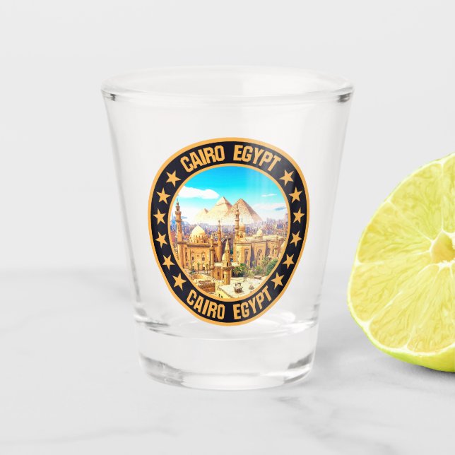 Kairo Schnapsglas (Vorderseite)