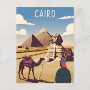 Kairo Vintage Postkarte