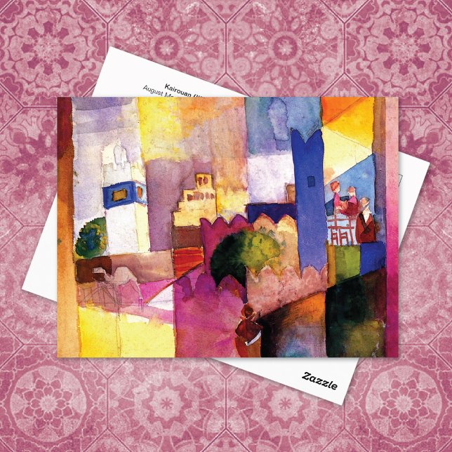 Kairouan III Tunesien August Macke Postkarte (Von Creator hochgeladen)