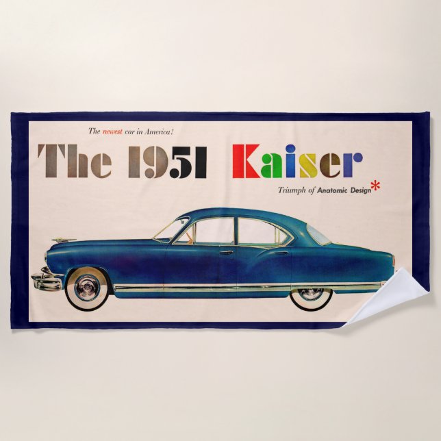 Kaiser 1951 strandtuch (Vorderseite)