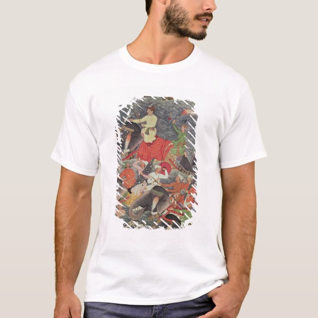 Kaiser Akbar, das den Fluss den Ganges kreuzt T-Shirt (Vorderseite)