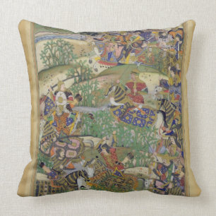 Kaiser Akbar (r.1556-1605) am Kampf von Samal Kissen