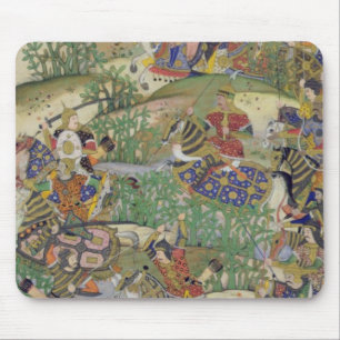 Kaiser Akbar (r.1556-1605) am Kampf von Samal Mousepad