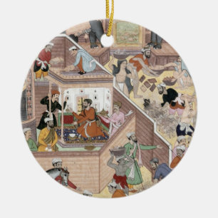 Kaiser Akbar (r.1556-1605) das buildin Keramik Ornament