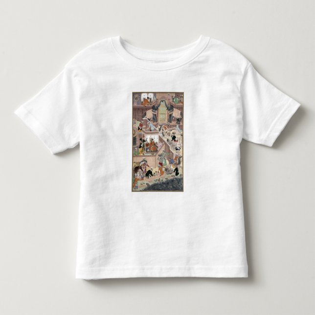 Kaiser Akbar (r.1556-1605) das buildin Kleinkind T-shirt (Vorderseite)
