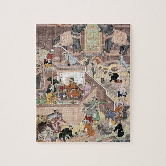 Kaiser Akbar (r.1556-1605) das buildin Puzzle (Vertikal)