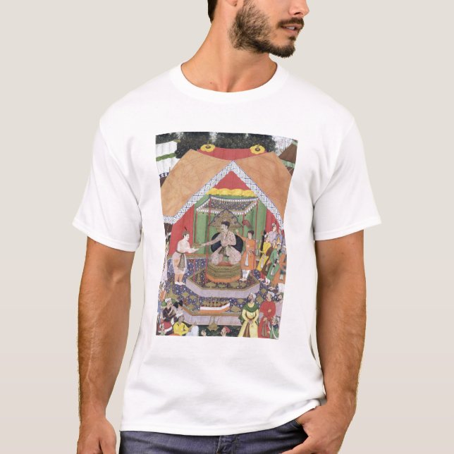 Kaiser Akbar (r.1556-1605) unterhalten durch T-Shirt (Vorderseite)