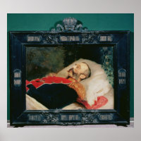 Kaiser Alexander II. auf seinem Totenbett, 1881