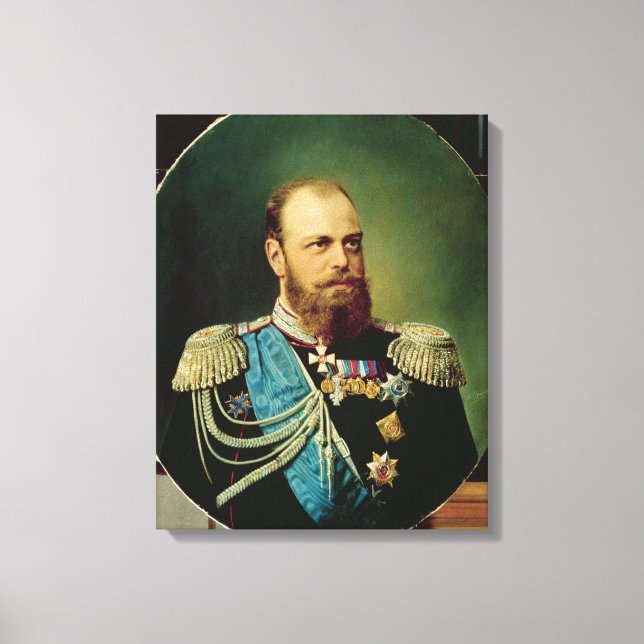 Kaiser Alexander III Leinwanddruck (Vorderseite)