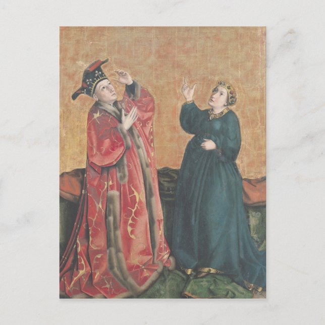 Kaiser Augustus und Tiburtiner Sibyl Postkarte (Vorderseite)