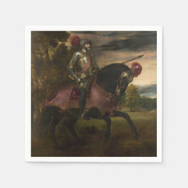 Kaiser Charles V. auf Horseback (von Tizian) Serviette