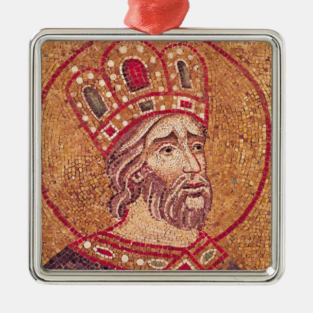 Kaiser Constantine I das große Silbernes Ornament (Vorne)