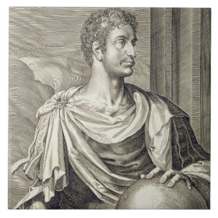 Kaiser D. Octavius Augustus (ANZEIGE 63 BC - 14) Fliese