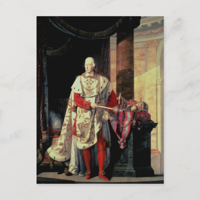 Kaiser Francis I. von Österreich, 19. Jahrhundert Postkarte (Vorderseite)