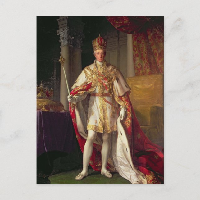 Kaiser Franz II. Postkarte (Vorderseite)