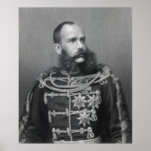 Kaiser Franz Joseph I. von Österreich Poster