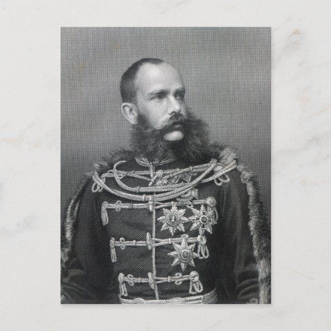 Kaiser Franz Joseph I. von Österreich Postkarte (Vorderseite)