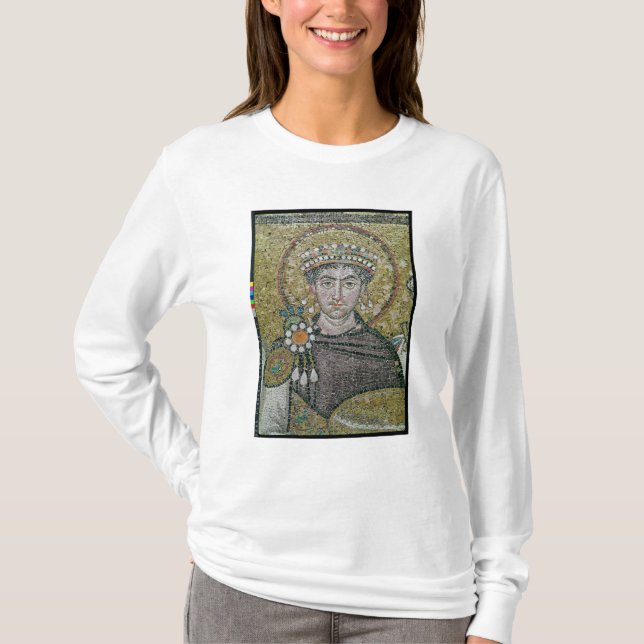 Kaiser Justinian I c.547 ANZEIGE T-Shirt (Vorderseite)