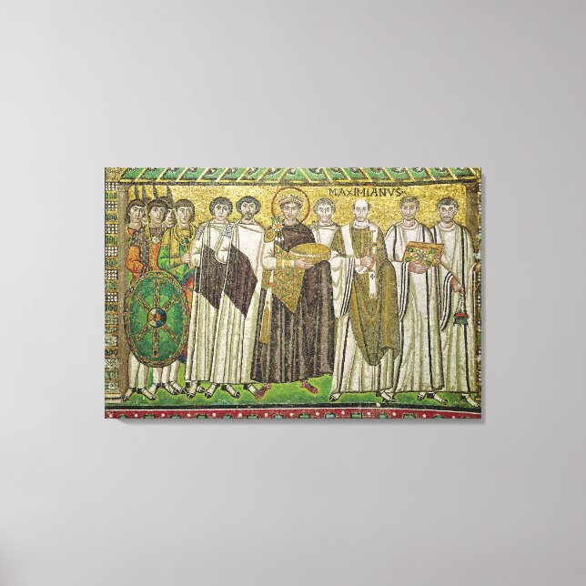 Kaiser Justinian I Leinwanddruck (Vorderseite)