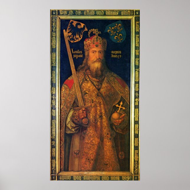 Kaiser Karl - Albrecht Durer - c1511 Poster (Vorne)