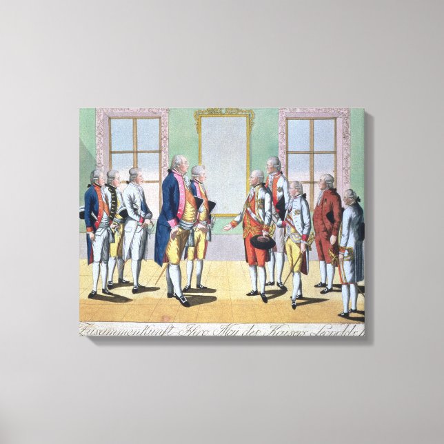 Kaiser Leopold II Leinwanddruck (Vorderseite)