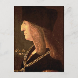 Kaiser Maximilian I. , 1502 Postkarte