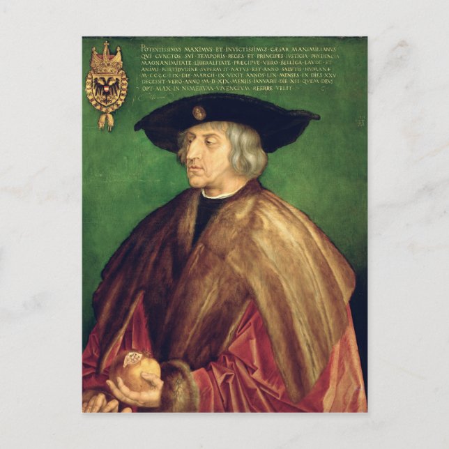 Kaiser Maximilian I Postkarte (Vorderseite)