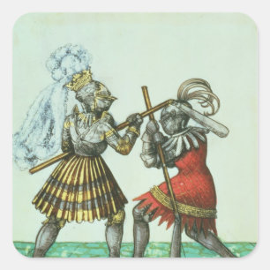 Kaiser Maximilian I von Deutschland Quadratischer Aufkleber