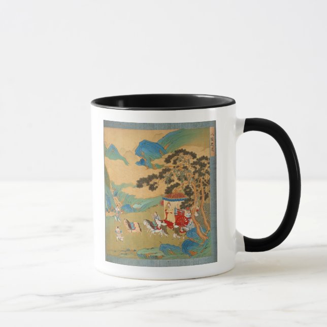 Kaiser MU Wang der Chou-Dynastie herein Tasse (Rechts)