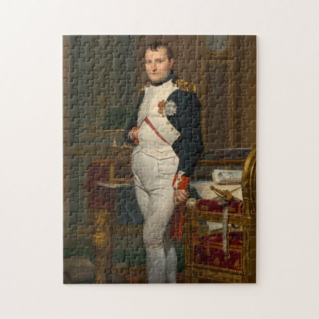 Kaiser Napoleon 1812 von Jacques-Louis David Puzzle (Vertikal)